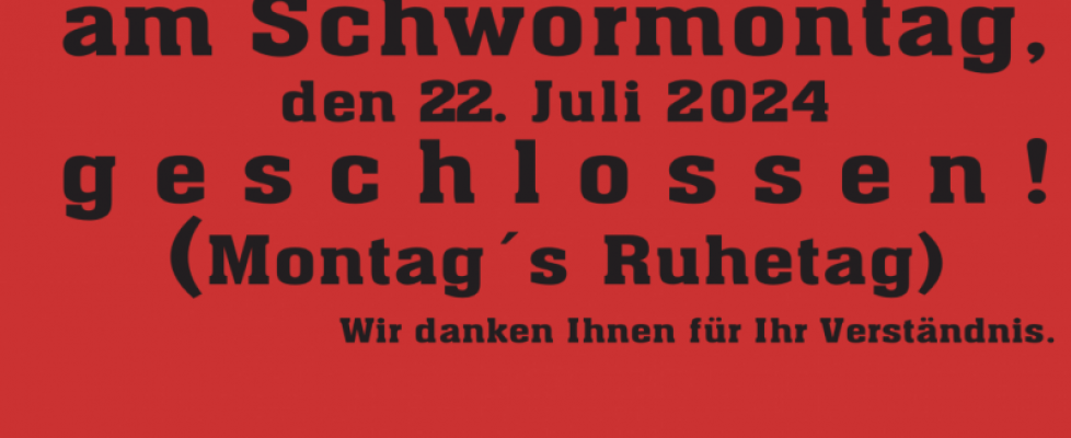 montagRuhetag