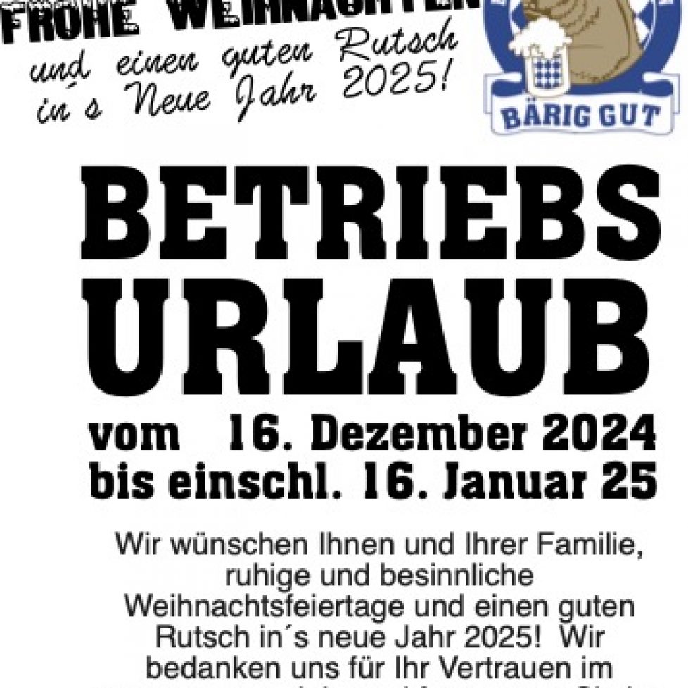Betriebsurlaub2024